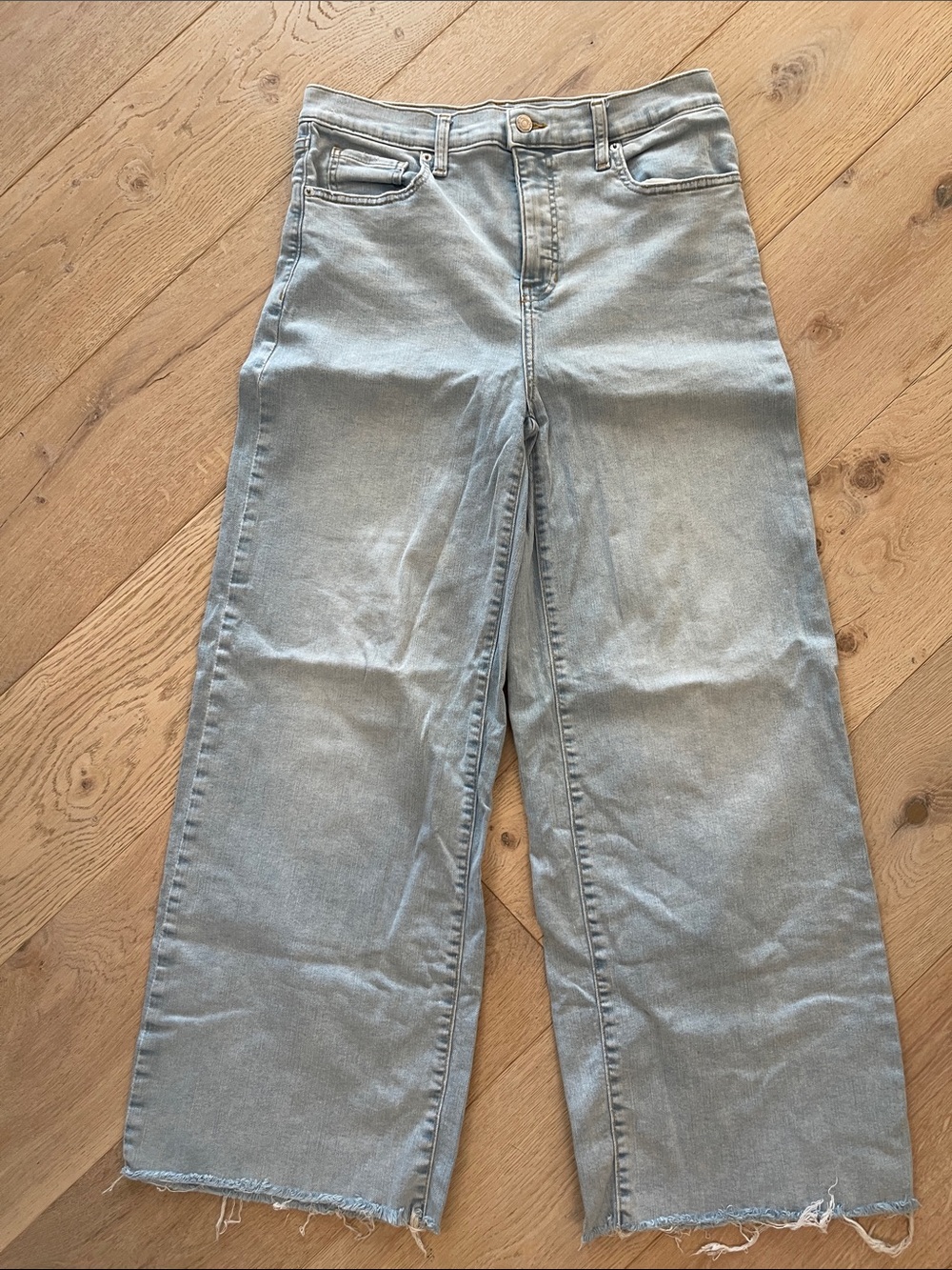 Banana Republic Light Blue Wide-Leg Jeans Womens size 30/10